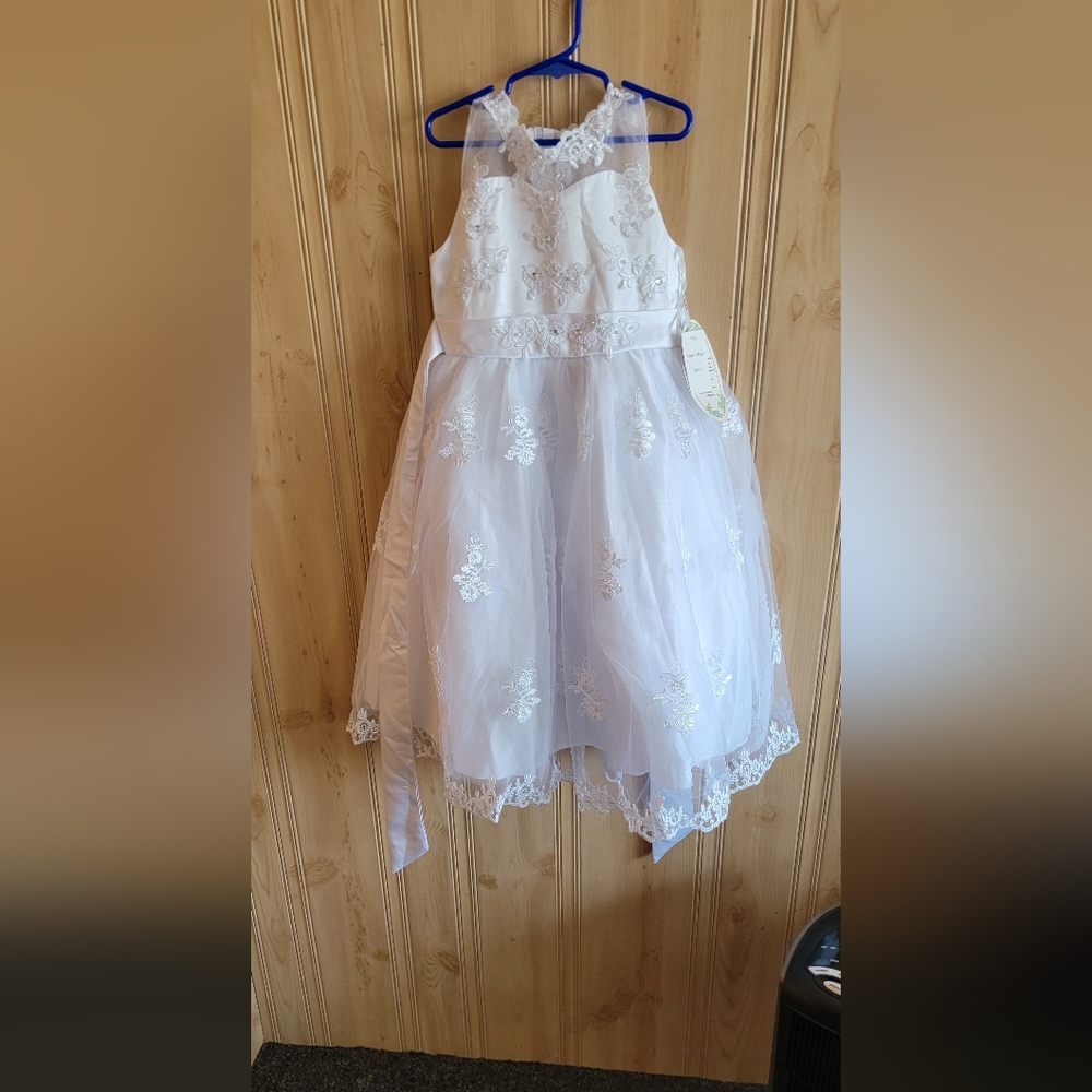 Girls white dress